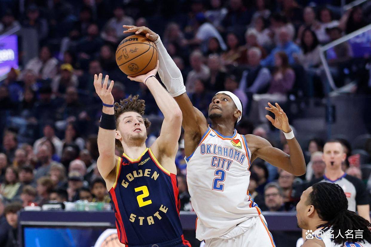 NBA消息：雷霆下起三分雨，大胜勇士24分