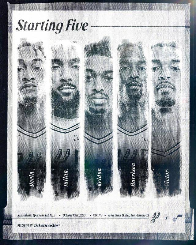 NBA季前赛：文班亚马22+7马刺加时险胜爵士 加西亚20分统治加时