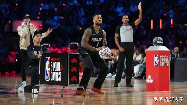 牛，达米安·利拉德展现巅峰状态，赢得三分球大赛冠军